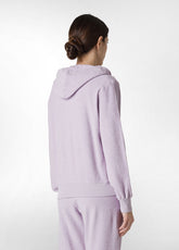 FRENCH TERRY FULL ZIP HOODIE - PURPLE - ORCHID LILAC | DEHA