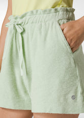 FRENCH TERRY SHORTS - GREEN - APPLE GREEN | DEHA