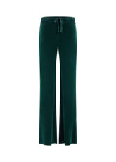 LOUNGE-HOSE AUS CHENILLE, GRUEN - FOREST GREEN | DEHA