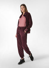 CHENILLE LOUNGE JOGGER, RED - Pants | DEHA