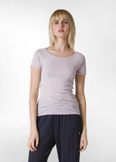 RIBBED T-SHIRT - PURPLE - Tops & T-Shirts | DEHA