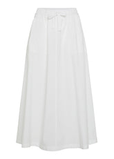 POPLIN LONG SKIRT - WHITE - Leisurewear | DEHA