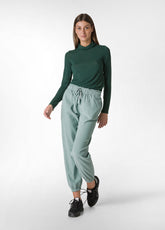 CORDUROY JOGGER PANTS, GREEN - Leisurewear | DEHA