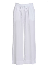 TENCEL™ CROP PANTS - WHITE - Pants | DEHA
