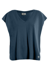 LOOSE-FIT T-SHIRT - BLUE - Tops & T-Shirts | DEHA