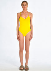 STRAPPY BODYSUIT, YELLOW - Outlet | DEHA