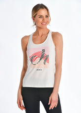 GRAPHIC TANK TOP, WHITE - Tops & sports bras - Outlet | DEHA
