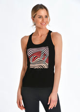 GRAPHIC TANK TOP, BLACK - Tops & sports bras - Outlet | DEHA