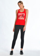 GRAPHIC TANK TOP, RED - Tops & sports bras - Outlet | DEHA