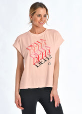 ECO-WEAR GRAPHIC T-SHIRT, PINK - T-shirts - Outlet | DEHA