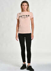 GRAPHIC STRETCH T-SHIRT, PINK - T-shirts - Outlet | DEHA