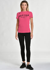 GRAPHIC STRETCH T-SHIRT, PINK - Outlet | DEHA