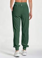 CHENILLE LOUNGE JOGGER, GREEN - Outlet | DEHA