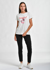 GRAPHIC T-SHIRT, WHITE - Outlet | DEHA