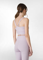 YOGA-BH MIT SCHULTERPOLSTERN AUS RECYCELTER MIKRO - ORCHID LILAC | DEHA