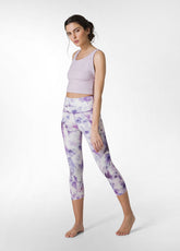 YOGA-TOP AUS RECYCELTER MIKROFASER - LILA - ORCHID LILAC | DEHA