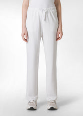 COMFORT VISCOSE STRAIGHT PANTS - WHITE - WHITE | DEHA