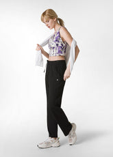 COMFORT VISCOSE STRAIGHT PANTS - BLACK - Leisurewear | DEHA