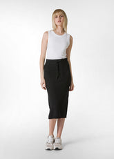 BLACK KNITTED SKIRT - Glam occasions | DEHA
