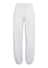 KNITTED JOGGER PANTS - WHITE - WHITE | DEHA