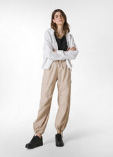 POPLIN CARGO PANTS - BEIGE - Leisurewear | DEHA