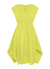 POPLIN FULL SKIRT DRESS - GREEN - Dresses, skirts and jumpsuits | DEHA