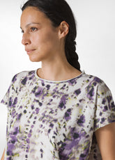 ALLOVER ORGANIC WIDE T-SHIRT - PURPLE - LILAC SPOTTED | DEHA