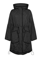 QUILTED PARKA JACKET - BLACK - NEW COLLECTION: SS 24 | DEHA