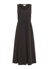 TECH NYLON LOGO TRIM DRESS - BLACK - Dresses, skirts and jumpsuits | DEHA