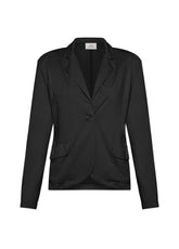 TEXTURED BLAZER - BLACK - Jackets & Vests | DEHA