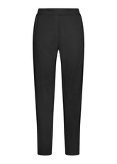 TEXTURED STRAIGHT LIGHT PANTS - BLACK - Glam occasions | DEHA
