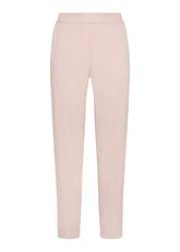 TEXTURED STRAIGHT LIGHT PANTS - PINK - Glam occasions | DEHA