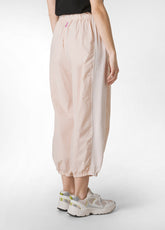 SATIN COMBINED SLOUCHY PANTS - PINK - PINK SHELL | DEHA