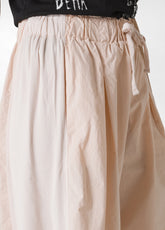 SATIN COMBINED SLOUCHY PANTS - PINK - PINK SHELL | DEHA