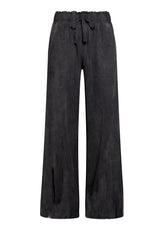 MARBLED TENCEL™ PANTS - BLACK - Leisurewear | DEHA