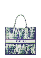 FLOWER POWER ALLOVER SHOPPER BAG - PURPLE - Leisurewear | DEHA