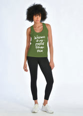 GRAPHIC TANK TOP, GREEN - Outlet | DEHA
