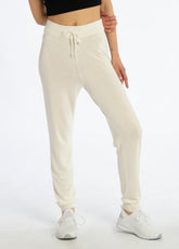 ECOFEELING KNITTED PANTS, WHITE - Outlet | DEHA