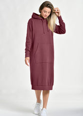 COMFORT FLEECE DRESS, RED - Dresses, skirts, and suits - Outlet | DEHA