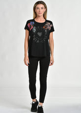 GRAPHIC RELAXED T-SHIRT, BLACK - T-shirts - Outlet | DEHA