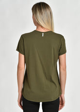 GRAPHIC RELAXED T-SHIRT, GREEN - T-shirts - Outlet | DEHA