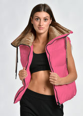 PUFFER DOWN GILET, PINK - Outlet | DEHA