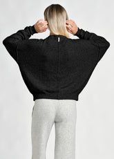 LOOSE-FIT SWEATER, BLACK - Outlet | DEHA