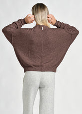 LOOSE-FIT SWEATER, BROWN - Outlet | DEHA