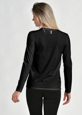 LONG SLEEVE GRAPHIC T-SHIRT, BLACK - Outlet | DEHA