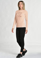 LONG SLEEVE GRAPHIC T-SHIRT, PINK - Outlet | DEHA
