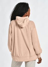 COMFORT CHENILLE LONG HOODIE, PINK - Outlet | DEHA