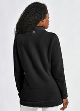 FLUFFY SWEATSHIRT, BLACK - Knitwear - Outlet | DEHA