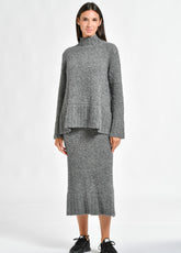 LUREX BOUCLE' SWEATER, GREY - Outlet | DEHA
