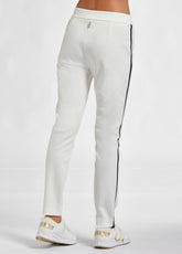 BANDS TRIM STRAIGHT PANTS, WHITE - Pants - Outlet | DEHA